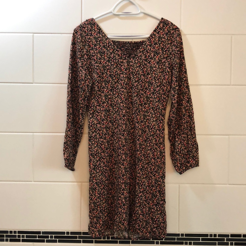 NWT Old Navy floral dress ruched back size small
